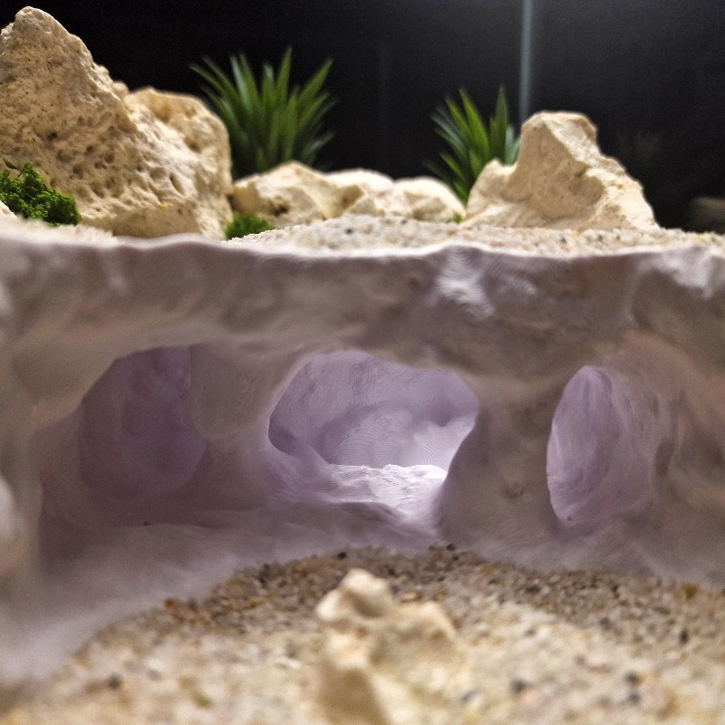 3D-gedruckte gegabelte Höhle A – Aquarium Marine Rock Bewertung und Preis