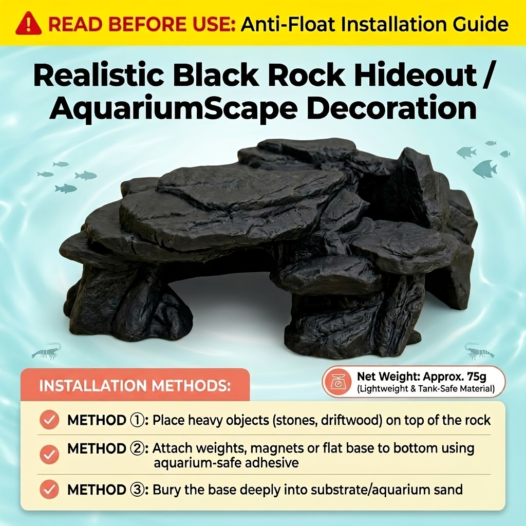 PLA-Höhlen-Aquarium-Dekoration – Aquarium Marine Rock Bewertung und Preis