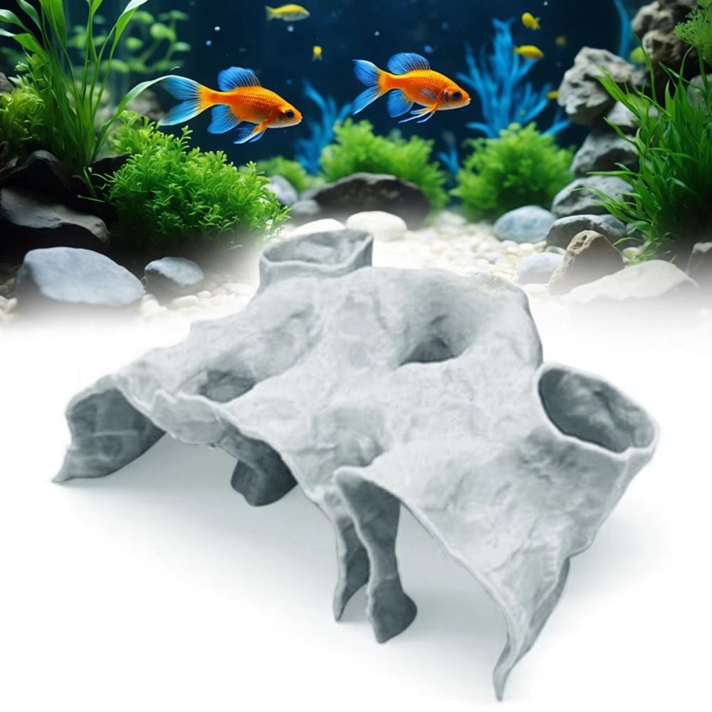 Lustiger 3D-gedruckter Kies-Tu – Aquarium Marine Rock Bewertung und Preis