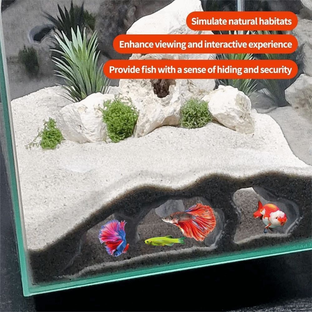 Lustiger 3D-gedruckter Kies-Tu – Aquarium Marine Rock Bewertung und Preis