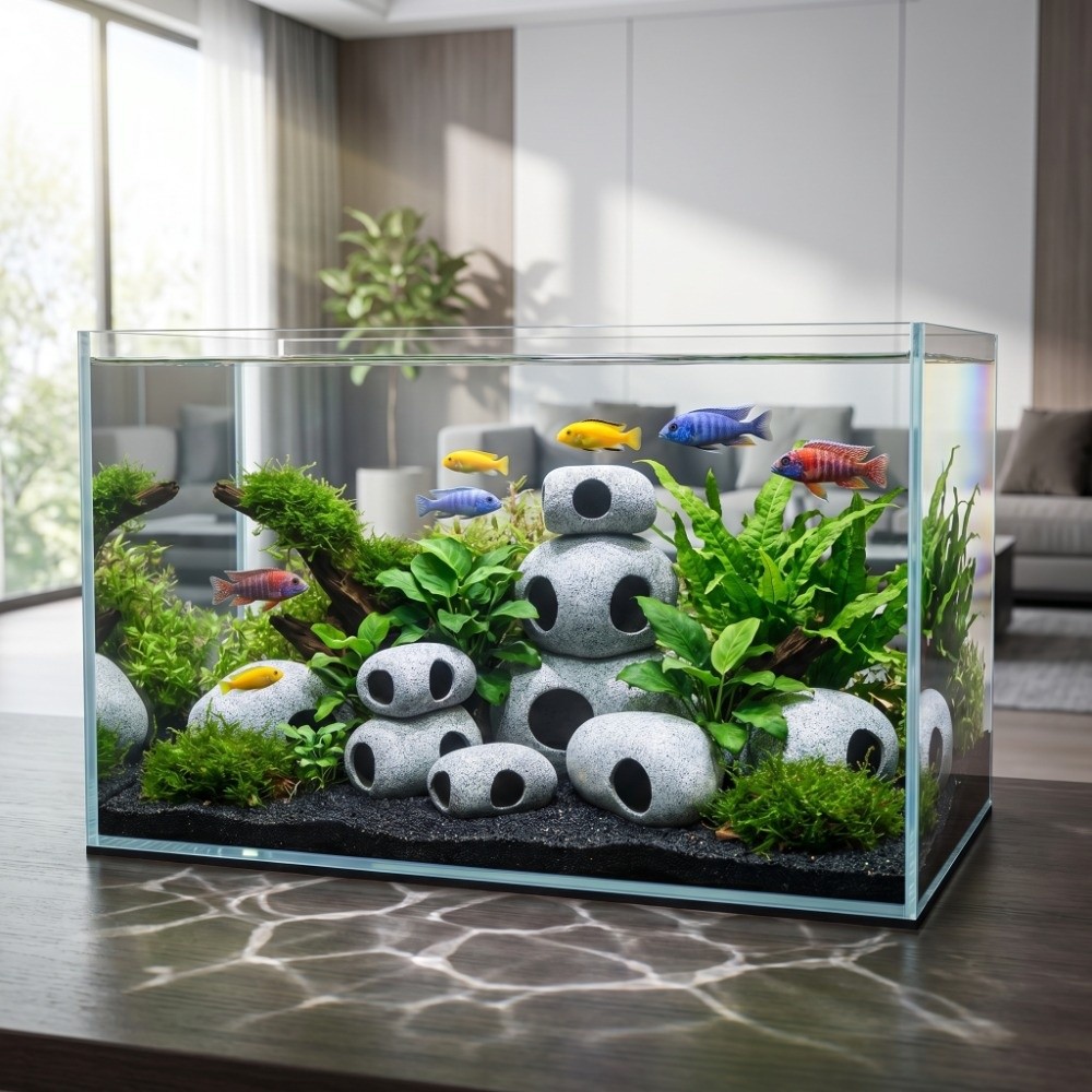 Lila Ton-Aquarium-Versteckfels – Aquarium Marine Rock Bewertung und Preis
